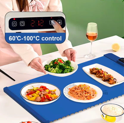 Smart Folding Electric Food Warming Mat Portable Warming